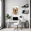 Golden Retriever Artwork Office Demo