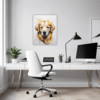 Golden Retriever Artwork Office Demo