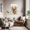 Golden Retriever Artwork Office Demo