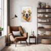 Golden Retriever Artwork Office Demo