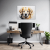 Golden Retriever Artwork Office Demo