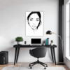 Graceful Female Portrait Office Demo