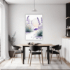Graceful Lavender Sprigs Dining Room Demo