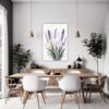 Graceful Lavender Sprigs Dining Room Demo