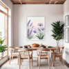 Graceful Lavender Sprigs Dining Room Demo