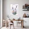 Graceful Lavender Sprigs Dining Room Demo