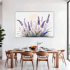 Graceful Lavender Sprigs Dining Room Demo