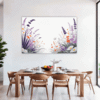 Graceful Lavender Sprigs Dining Room Demo