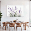 Graceful Lavender Sprigs Dining Room Demo