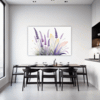 Graceful Lavender Sprigs Dining Room Demo