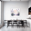 Graceful Lavender Sprigs Dining Room Demo