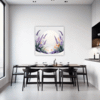 Graceful Lavender Sprigs Dining Room Demo