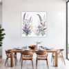 Graceful Lavender Sprigs Dining Room Demo
