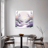Graceful Lavender Sprigs Dining Room Demo
