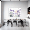 Graceful Lavender Sprigs Dining Room Demo