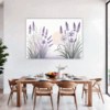 Graceful Lavender Sprigs Dining Room Demo