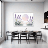 Graceful Lavender Sprigs Dining Room Demo