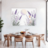 Graceful Lavender Sprigs Dining Room Demo