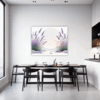 Graceful Lavender Sprigs Dining Room Demo