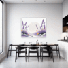 Graceful Lavender Sprigs Dining Room Demo