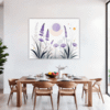 Graceful Lavender Sprigs Dining Room Demo