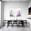 Graceful Lavender Sprigs Dining Room Demo