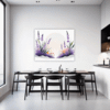 Graceful Lavender Sprigs Dining Room Demo