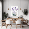 Graceful Lavender Sprigs Dining Room Demo