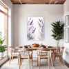 Graceful Lavender Sprigs Dining Room Demo