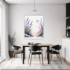 Graceful Lavender Sprigs Dining Room Demo