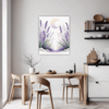 Graceful Lavender Sprigs Dining Room Demo