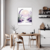 Graceful Lavender Sprigs Dining Room Demo