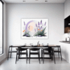 Graceful Lavender Sprigs Dining Room Demo