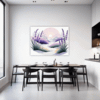 Graceful Lavender Sprigs Dining Room Demo