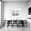 Graceful Lavender Sprigs Dining Room Demo