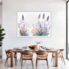 Graceful Lavender Sprigs Dining Room Demo