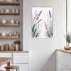 Graceful Lavender Sprigs Kitchen Demo