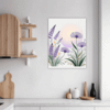 Graceful Lavender Sprigs Kitchen Demo