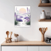 Graceful Lavender Sprigs Kitchen Demo