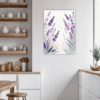 Graceful Lavender Sprigs Kitchen Demo