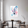 Graceful Motion Abstract Dining Room Demo