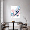 Graceful Motion Abstract Dining Room Demo