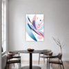 Graceful Motion Abstract Dining Room Demo