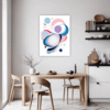Graceful Motion Abstract Dining Room Demo