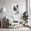 Graceful Siamese Cat Living Room Demo