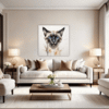Graceful Siamese Cat Living Room Demo