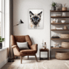 Graceful Siamese Cat Office Demo