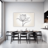 Graceful Tulip Flower Dining Room Demo