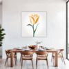 Graceful Tulip Flower Dining Room Demo