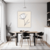 Graceful Tulip Flower Dining Room Demo